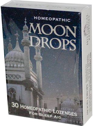 Historical Remedies, Moon Drops, 30 Homeopathic Lozenges ,والمكملات الغذائية، والنوم