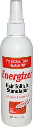 Hobe Labs, Energizer, Hair Follicle Stimulator, 8 fl oz (237 ml) ,حمام، الجمال، دقة بالغة، فروة الرأس