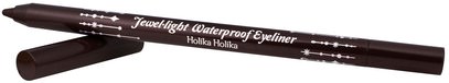 Holika Holika, Jewel Light Waterproof Eyeliner, Brown Amber, 2.2 g ,حمام، الجمال، ماكياج، بطانة العين