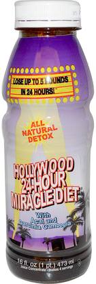 Hollywood Diet, Hollywood 24 Hour Miracle Diet, 16 fl oz (473 ml) ,والصحة، والنظام الغذائي