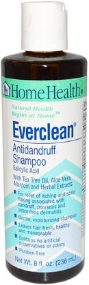 Home Health, Everclean Antidandruff Shampoo, 8 fl oz (236 ml) ,حمام، جمال، الصدفية والأكزيما، الصدفية