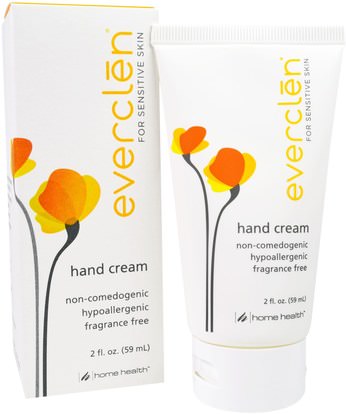 Home Health, Everclen, Hand Cream, 2 fl oz (59 ml) ,حمام، الجمال، كريمات اليد