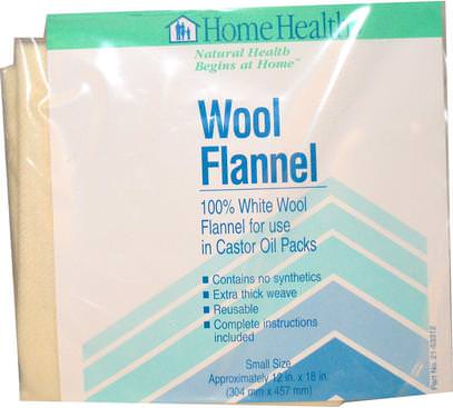 Home Health, Wool Flannel, Small, 1 Flannel ,والصحة، والجلد، وزيت الخروع، والصوف الفانيلا زيت الخروع