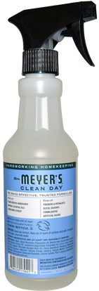 المنزل، المنظفات المنزلية Mrs. Meyers Clean Day, Multi-Surface Everyday Cleaner, Bluebell Scent, 16 fl oz (473 ml)