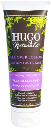 Hugo Naturals, All Over Lotion, French Lavender, 8 fl oz (237 ml) ,حمام، الجمال، غسول الجسم