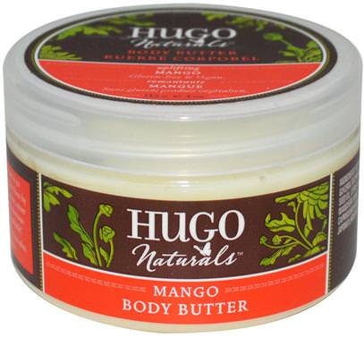 Hugo Naturals, Mango Body Butter, 4 oz (113 g) ,والصحة، والجلد، والزبدة الجسم