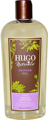 Hugo Naturals, Shower Gel, French Lavender, 12 fl oz (355 ml) ,حمام، الجمال، هلام الاستحمام