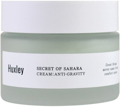 Huxley, Secret of Sahara, Anti-Gravity Cream, 1.69 fl oz (50 ml) ,الجمال، العناية بالوجه، الكريمات المستحضرات، الأمصال