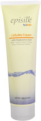 Hyalogic LLC, Episilk, Cellulite Cream, 4.58 oz (130 g) ,الجمال، حمض الهيالورونيك الجلد، مكافحة الشيخوخة