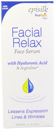 Hyalogic LLC, Episilk, Facial Relax Face Serum, 1 fl oz (30 ml) ,الصحة، مصل الجلد، الكريمات اليوم