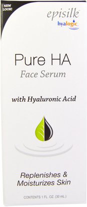 Hyalogic LLC, Episilk, Pure HA Face Serum, 1 fl oz (30 ml) ,الصحة، مصل الجلد، الجمال، حمض الهيالورونيك الجلد