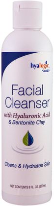 Hyalogic LLC, Facial Cleanser, 8 fl oz (237 ml) ,الجمال، العناية بالوجه، نوع الجلد التحرير والسرد إلى البشرة الدهنية