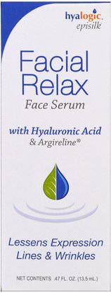 Hyalogic LLC, Facial Relax Face Serum.47 fl oz (13.5 ml) ,الصحة، مصل الجلد، الكريمات اليوم