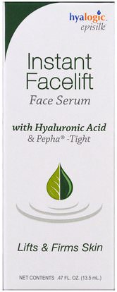 Hyalogic LLC, Instant Facelift Face Serum.47 fl oz (13.5 ml) ,والصحة، والمرأة، ومكافحة الشيخوخة