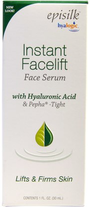 Hyalogic LLC, Instant Facelift Serum, 1 fl oz (30 ml) ,الصحة، مصل الجلد، الجمال، حمض الهيالورونيك الجلد