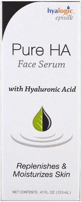 Hyalogic LLC, Pure HA Face Serum.47 fl oz (13.5 ml) ,والصحة، والمرأة، ومكافحة الشيخوخة