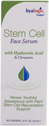 Hyalogic LLC, Stem Cell Face Serum with Hyaluronic Acid & Citrustem.47 fl oz (13.5 ml) ,الجمال، الصحة، بشرة
