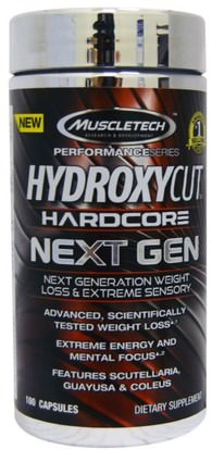 Hydroxycut, Hardcore Next Gen, Weight Loss, 100 Capsules ,والصحة، والطاقة، وفقدان الوزن، والنظام الغذائي