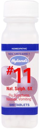 Hylands, #11 Nat. Sulph. 6X, 500 Tablets ,والصحة، والغثيان الإغاثة