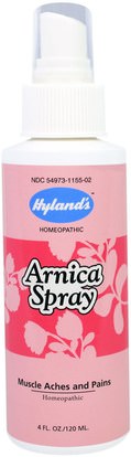 Hylands, Arnica Spray, 4 fl oz (120 ml) ,الأعشاب، أرنيكا، مونتانا
