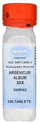 Hylands, Arsenicum Album 30X, 250 Tablets ,الصحة، الإسهال