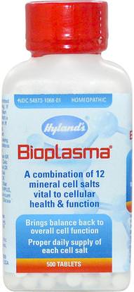 Hylands, Bioplasma, 500 Tablets ,المكملات الغذائية، المثلية، الصحة