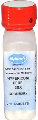 Hylands, Hypericum Perf. 30X, 250 Tablets ,الصحة