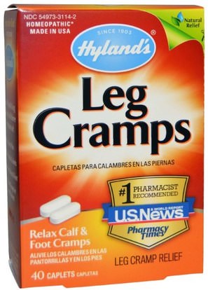 Hylands, Leg Cramps, 40 Caplets ,والصحة، ومكافحة الألم