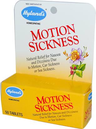 Hylands, Motion Sickness, 50 Tablets ,والصحة، والغثيان الإغاثة