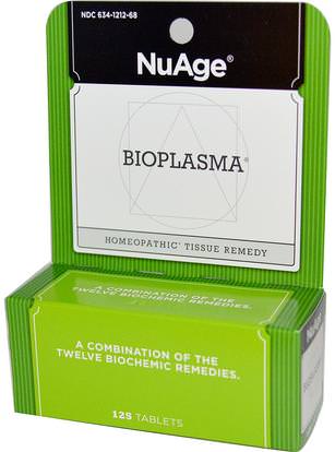 Hylands, NuAge, Bioplasma, 125 Tablets ,الصحة