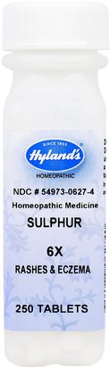 Hylands, Sulphur 6X, 250 Tablets ,Herb-sa