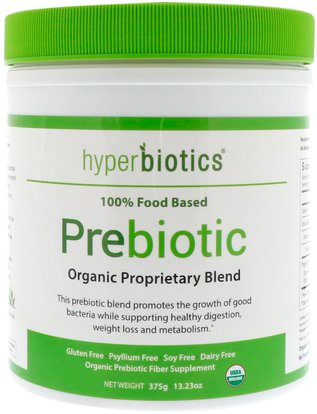 Hyperbiotics, Prebiotic, Organic Proprietary Blend, 13.23 oz (375 g) ,المكملات الغذائية، البروبيوتيك