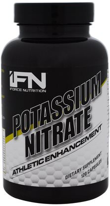 iForce Nutrition, Potassium Nitrate, 120 Capsules ,المكملات الغذائية، المعادن، البوتاسيوم
