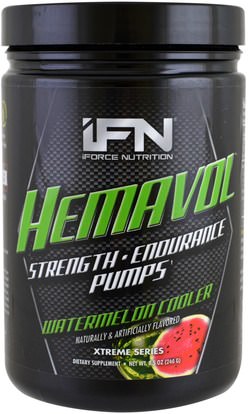 iForce Nutrition, Xtreme Series, Hemavol Powder, Watermelon Cooler, 8.5 oz (240 g) ,والرياضة، تجريب