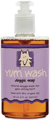 Indigo Wild, Yum Wash, Doggie Soap, 8 fl oz (225 ml) ,الحيوانات الأليفة الكلاب، الشامبو و الاستمالة الحيوانات الأليفة