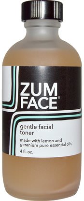 Indigo Wild, Zum Face, Gentle Facial Toner, Lemon and Geranium, 4 fl oz ,الجمال، أحبار الوجه