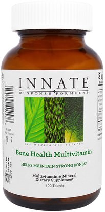 Innate Response Formulas, Bone Health Multivitamin, 120 Tablets ,الفيتامينات، الفيتامينات، العظام، هشاشة العظام