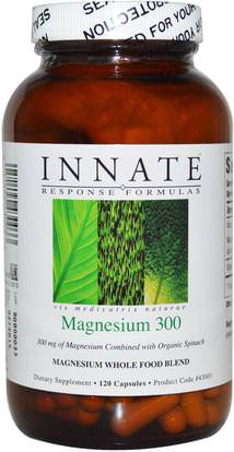 Innate Response Formulas, Magnesium 300, 120 Capsules ,المكملات الغذائية، المعادن، المغنيسيوم