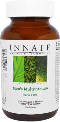 Innate Response Formulas, Mens Multivitamin, Iron Free, 120 Tablets ,الفيتامينات، الرجال الفيتامينات، الرجال