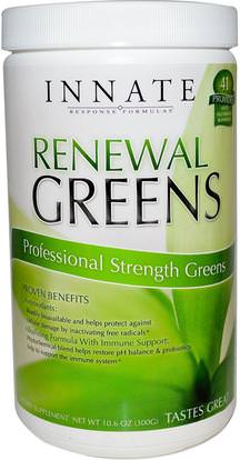 Innate Response Formulas, Renewal Greens, Professional Strength Greens, 10.6 oz (300g) ,المكملات الغذائية، سوبرفوودس، الخضر