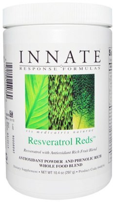 Innate Response Formulas, Resveratrol Reds, 10.4 oz (297 g) ,المكملات الغذائية، مضادات الأكسدة، مضادات الأكسدة، ريسفيراترول