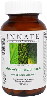 Innate Response Formulas, Womens 55+ Multivitamin, 120 Tablets ,الفيتامينات، النساء الفيتامينات المتعددة، النساء