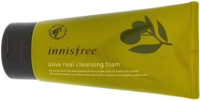 Innisfree, Olive Real Cleansing Foam, 150 ml ,الجمال، العناية بالوجه، المنظفات الوجه، حمام