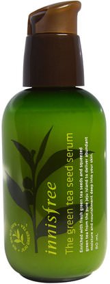 Innisfree, The Green Tea Seed Serum, 80 ml ,الجمال، العناية بالوجه، الكريمات المستحضرات، الأمصال