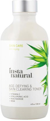 InstaNatural, Age-Defying & Skin Clearing Toner, 4 fl oz (120 ml) ,والصحة، والنساء، وفيتامين ج، والجلد