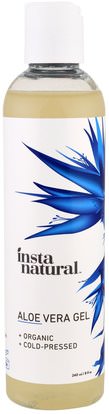InstaNatural, Aloe Vera Gel, 8 fl oz (240 ml) ,الصحة، الجلد