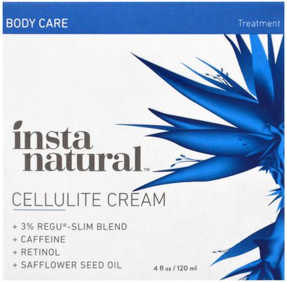 InstaNatural, Cellulite Cream, Treatment, 4 fl oz (120 ml) ,الصحة، جلد، حمم، الجمال
