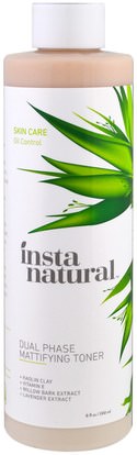 InstaNatural, Dual Phase Mattifying Toner, 8 fl oz (240 ml) ,الجمال، العناية بالوجه
