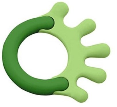 iPlay Inc., Green Sprouts, Cornstarch Hand Teether, Green, 1 Teether ,الأطفال الصحة، لعب الأطفال، التسنين اللعب