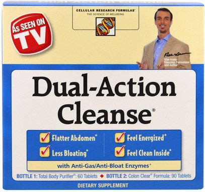 Irwin Naturals, Dual-Action Cleanse, 2 Piece Kit ,الصحة، السموم